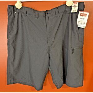 Wrangler Performance Shorts Classic Flex Waistband Dark Gray Men's SZ 44 NWT